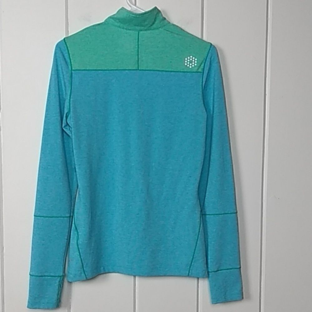 Puma Golf Jacket‎ Dry Cell Green & Teal Golf 1/2 Zip, Size - Small - Picture 5 of 8